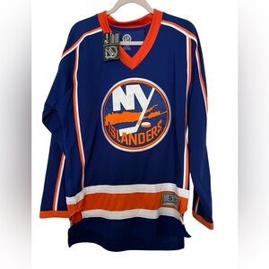 NHL New York Islanders Hockey Team Logo Long Sleeve Youth Jersey - NWT Size S